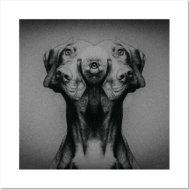 Double Dog Wall Art by LightZee